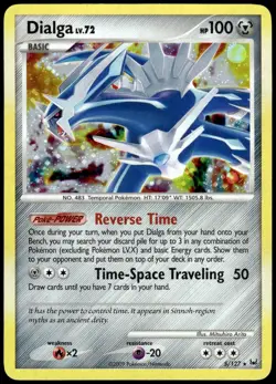 Dialga 5/127 Holo Rare Platinum Pokemon Holo LP-MP - Image 1