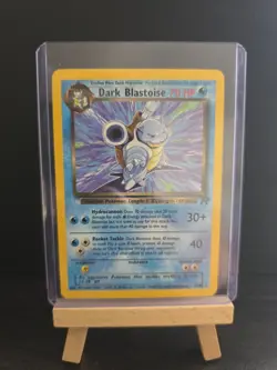 Dark Blastoise 20/82 Pokemon TCG Vintage Rocket Set WOTC Non Holo Rare 1999-2000 - Image 2