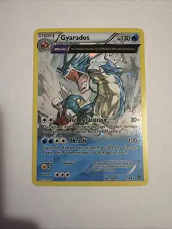 Pokemon TCG Gyarados #21/98 Cosmos Holo Rare Ancient Origins - Moderately Played - Image 1