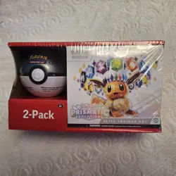 Pokemon TCG Prismatic Evolutions Elite Trainer Box & Poke Ball Tin 2-Pack - Image 1
