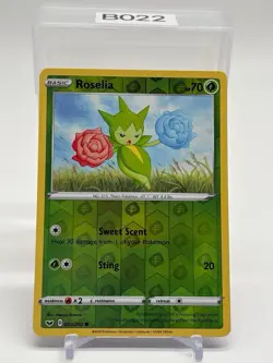 Roselia - 003/202 - S&S Base Set - Reverse Holo - Pokemon TCG Card - NM/MINT+ - Image 1