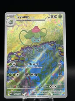 Pokemon TCG 151 Ivysaur 167/165 Full Art Illustration Rare - Image 1