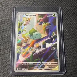 Pokemon Bulbasaur 143/142 SV07 Stellar Crown Illustration Rare Holo - Image 3