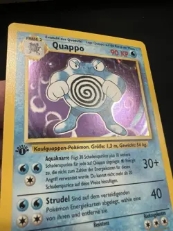 1st Edition Poliwrath 13/102 Base 1999 Holo WOTC Pokemon QUAPPO Pack Fresh NM+ - Image 5