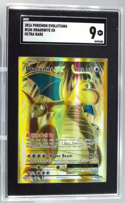 Pokemon XY Evolutions #106 Dragonite EX SGC 9 - Image 5