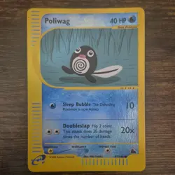 Poliwag 87/144 Skyridge Reverse Holo Common Basic 40 HP English Pokemon TCG - Image 1
