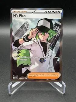 2025 Pokemon Black Bolt N's Plan Ultra Rare #163/086 - Image 1
