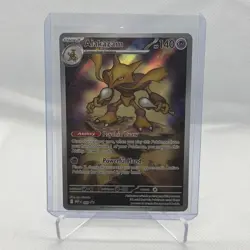 Pokemon MEP 009 - Black Star Promo Alakazam Full Art - NM - Image 1
