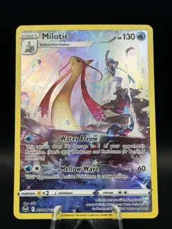 Pokemon TCG Silver Tempest Milotic TG02/TG30 Full Art Ultra Rare Holo - Image 1