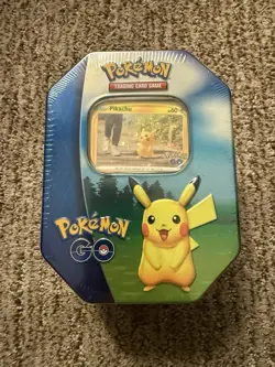 2022 Pokemon GO TCG Tin Pikachu New Sealed - Image 1