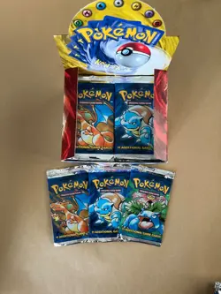 BOX FRESH 1999 Pokemon Base Set Unlimited Booster Pack | Sealed | WOTC!! - Image 2