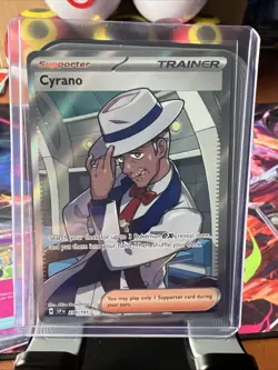 Pokemon TCG Cyrano 230/191 Surging Sparks Ultra Rare Trainer Near Mint Condition - Image 1