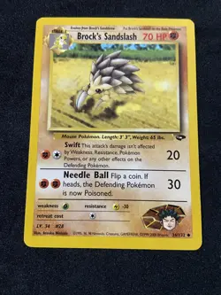 Brock's Sandslash 36/132- Pokemon Gym Challenge - Regular MP - Image 1