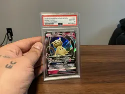 2018 POKEMON SUN & MOON LOST THUNDER #149 MIMIKYU GX PSA 10 - Image 1