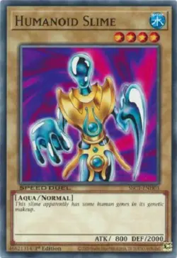 Yugioh - Humanoid Worm Drake Slime w/ Polymerization 1st Edition NM - Free Holo - Image 2