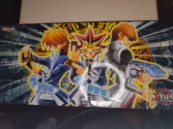 Yu-Gi-Oh Battle Mat Hard Back Double side Joey Yugi Kaiba 1996 God cards - Image 1