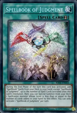 Spellbook Of Judgment - Secret Rare 1st Edition RA01-EN054 - NM - YuGiOh - Image 1