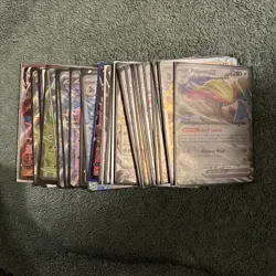 Bulk of 40 Pokemon Cards Ex, V, Vmax, Full Arts - Image 1