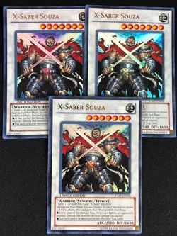 YUGIOH X-SABER SOUZA JUMP-EN058 ULTRA X3 NM - Image 1
