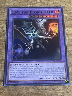 Yugioh! Luce the Dusk's Dark - DUAD-EN082 - Super Rare - 1st Edition Near Mint, - Image 1