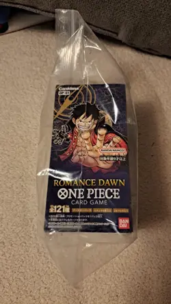 One Piece OP-01 Romance Dawn First Print Display und Boosterpacks - Image 1