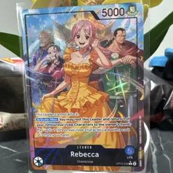 One Piece TCG Rebecca Leader Alt Art OP15-039 English M/NM - Image 1