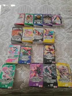One Piece Card Game Starter Decks Lot : St 1-9, 11-12, 14, 16, 18-20 - Image 1