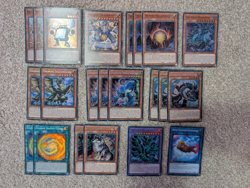 YuGiOh 22 Card Thunder Dragon Deck Core Ft Dragondark Dragonroar Dragonhawk - Image 1