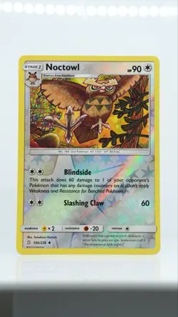 Noctowl 166/236 Sm-Unified Minds Reverse Holo Uncommon Stage 1 Pokemon Card - Image 1
