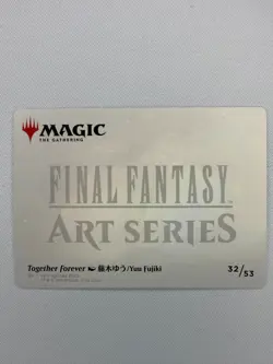 Together Forever Art Card (Gold-Stamped Signature) Art Series: Final Fantasy... - Image 2
