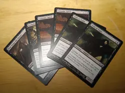 MTG Magic the Gathering Various English NM Core Set 2010 2009 Black - Image 1