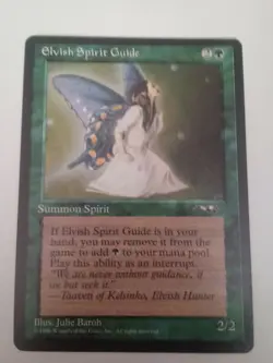 MTG Magic the Gathering English Elvish Spirit Guide 1996 Alliances NM - Image 1