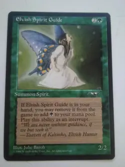 MTG Magic the Gathering English Elvish Spirit Guide 1996 Alliances NM - Image 3