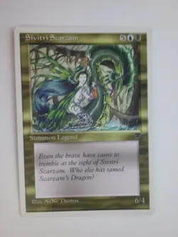 MTG Magic the Gathering English Sivitri Scarzam 1995 Chronicles NM - Image 1