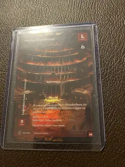 Wonders Of The First Sundara Amphitheater MYTHIC Formless Foil Solfera Land NM - Image 4