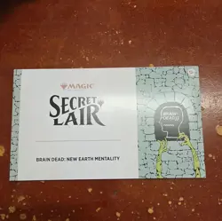 Magic The Gathering MTG Secret Lair Brain Dead New Earth Mentality Non-Foil Ed - Image 1