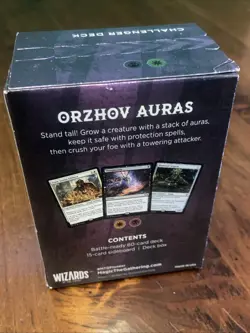 Sealed Orzhov Auras MTG Pioneer Challenger Deck. Magic The Gathering Brand New - Image 1