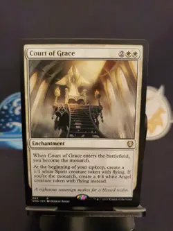 Court of Grace Commander: Phyrexia: All Will Be One Reg ONC 62 Rare Enchantment - Image 1