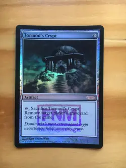 Mtg FNM Promos Tormod's Crypt FOIL Front : NM/SP Back : MP - Image 1