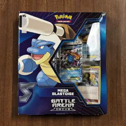 POKEMON TCG Mega Blastoise Battle Arena Deck Factory Sealed-60 Cards,Coin,Deck+ - Image 1