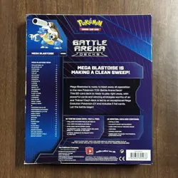 POKEMON TCG Mega Blastoise Battle Arena Deck Factory Sealed-60 Cards,Coin,Deck+ - Image 3