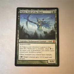 WOTC MtG Theros Nylea, God of the Hunt Legendary Creature Green Mythic 2013 #16… - Image 1