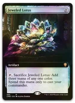 Jeweled Lotus (Extended Art) #695 (Foil) (NM) Commander Legends CMR Magic MTG - Image 1