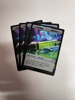 4x Mutagen/Ninja Token, TMNT Tokens, MTG Token, 4 pack, Magic the Gathering - Image 2