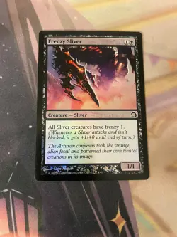 MTG - FRENZY SLIVER - FOIL - PREMIUM DECK SLIVERS - LP - COMMON - Image 1