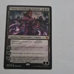 Wizards Magic: The Gathering Liliana Dreadhorde General War Spark Mythic Black … - Image 1