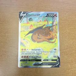 Pokemon Charizard V SWSH260 Sword & Shield Promo Full Art Holo 220 HP Basic - Image 1