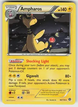 Ampharos - 40/114 (XY Steam Siege) Rare Deck Exclusives 040/114 Pokemon - Image 1