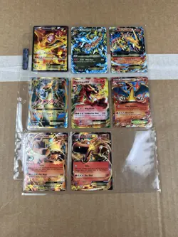 2014-2016 Pokemon TCG Charizard EX & Mega Charizard EX Foil Promo Lot 8 Cards - Image 1
