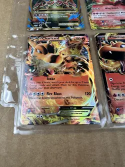 2014-2016 Pokemon TCG Charizard EX & Mega Charizard EX Foil Promo Lot 8 Cards - Image 2